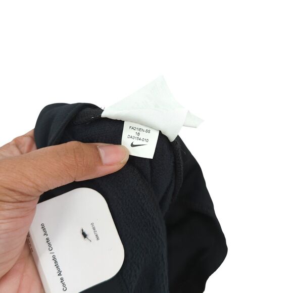 Nike Women 16 Dri Fit Pants Black Slim Fit Golf Stretch Sporty DA3154-010 NEW - Picture 7 of 9